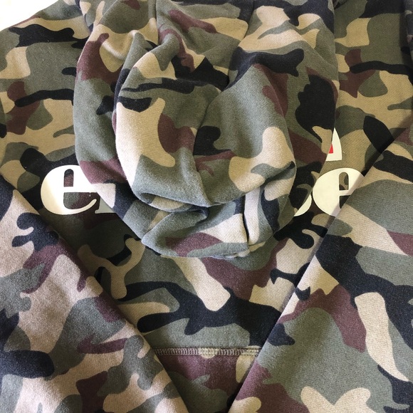 Ellesse Camo hoodie (camouflage) Men XS / Youth XL - Picture 4 of 5